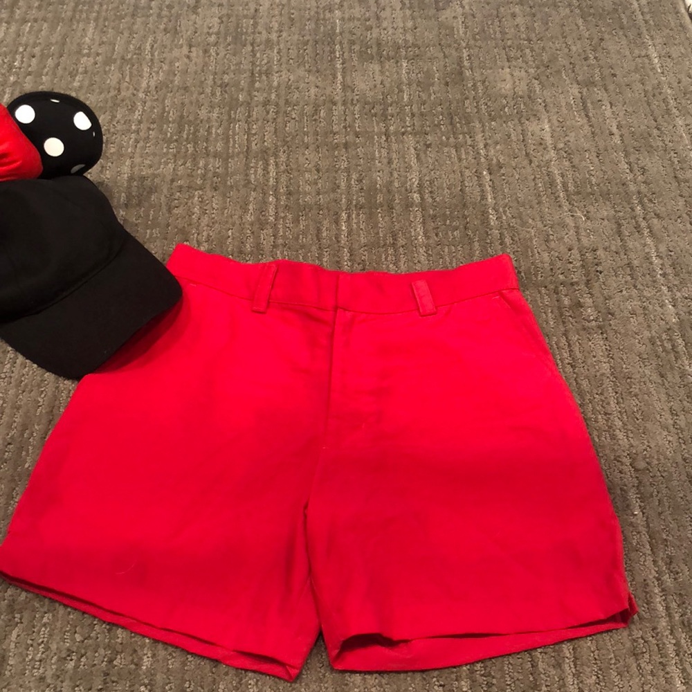 High-waisted shorts